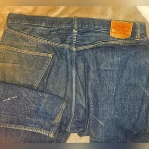 Authentic Redline 60s Levis Strauss 501s Jeans in size 42W 36L -